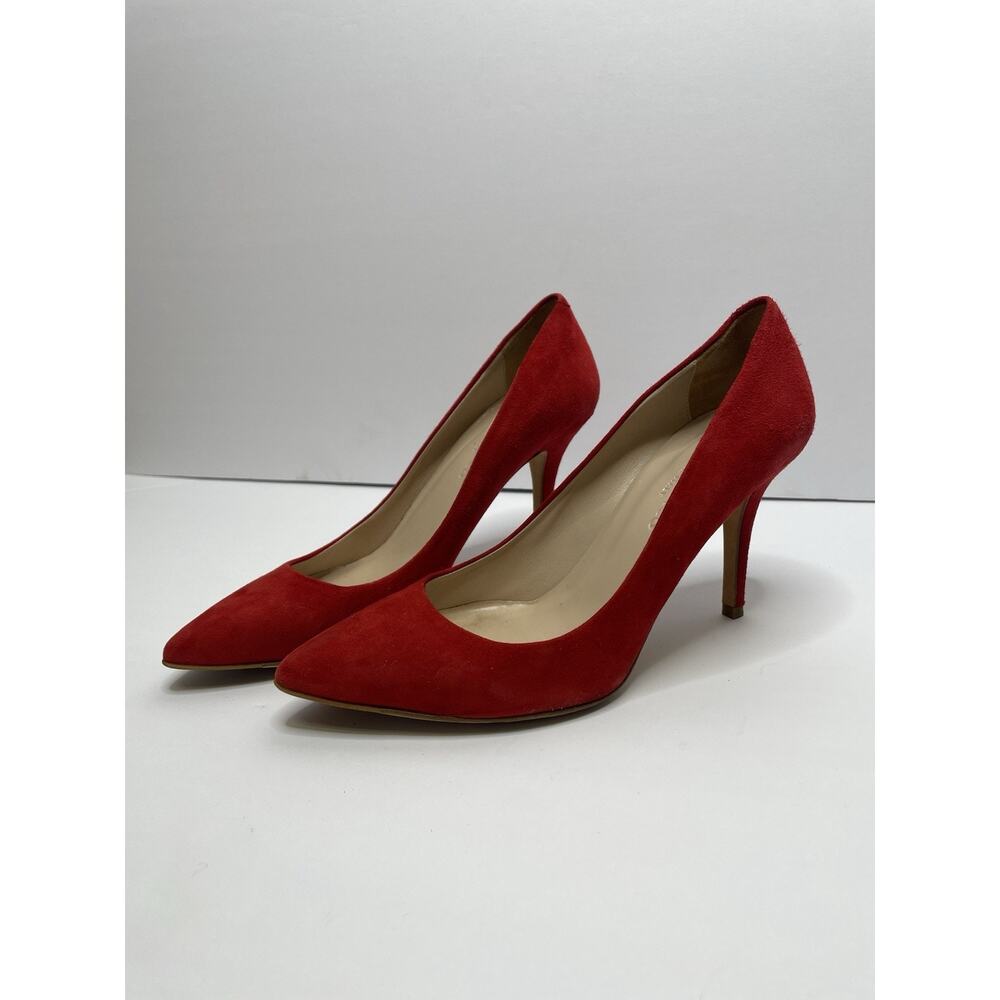 Club Monaco Women's Size 38 Red Suede Leather Pumps
